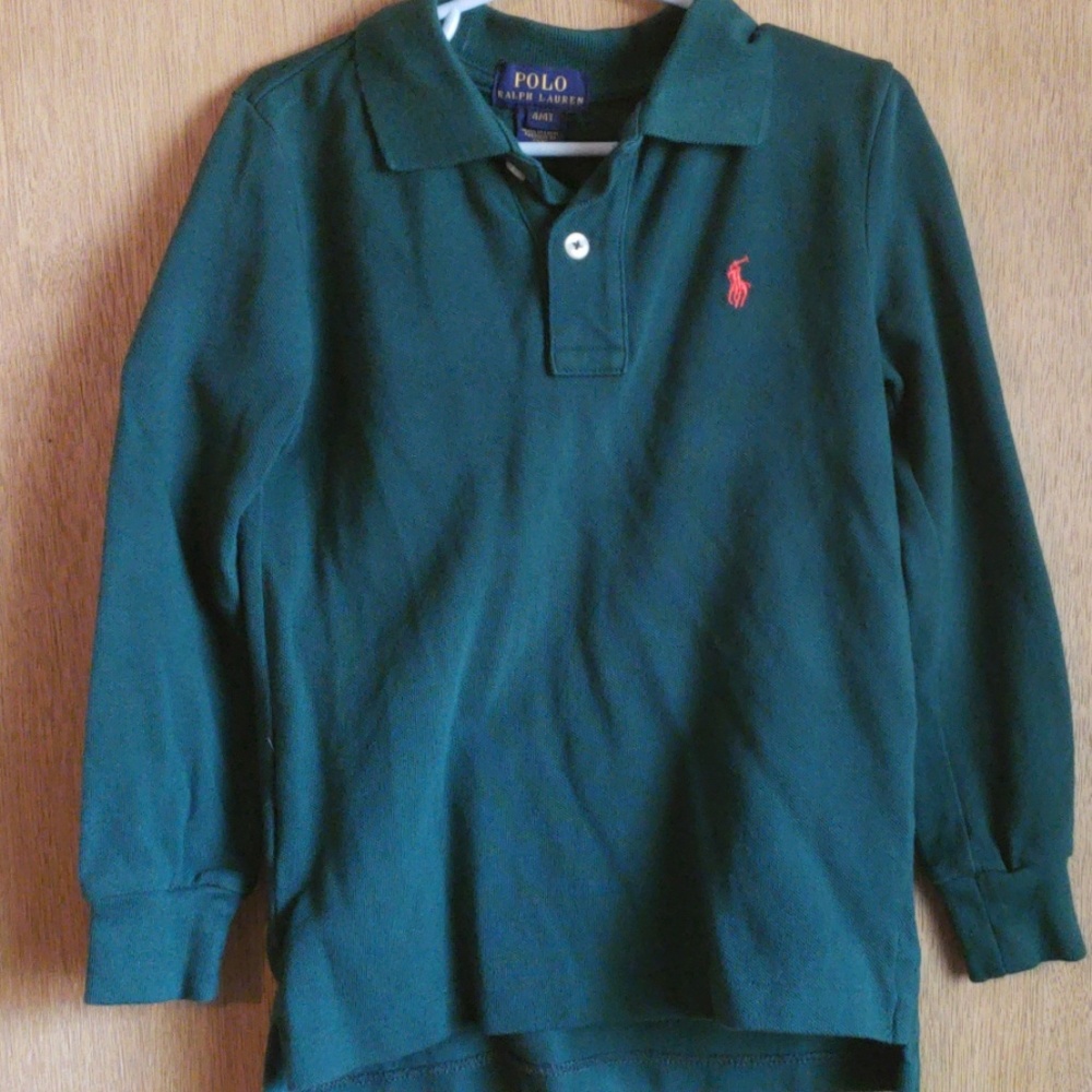 Long sleeve polo shirt